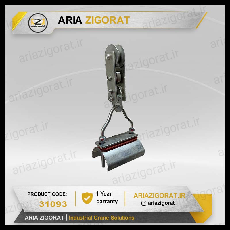 قرقره سیم بکسلی سایز 30 فلزی با یاتاقان زیر و پلاستیکی کابل گرد و تخت ، نوع قرقره معمولی و بشقابی 